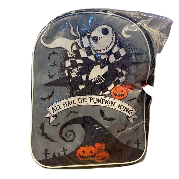 Disney Nightmare Before Christmas Full Size Book Bag Backpack NEW - Picture 1 of 3